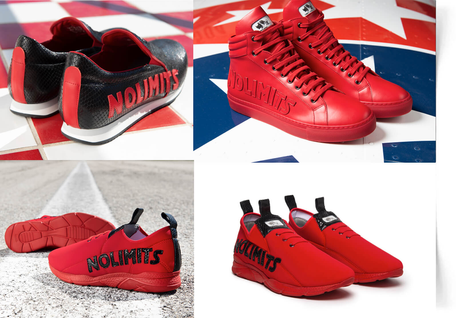 Made in Italy custom sneakers LIMITLESS KICKS brand