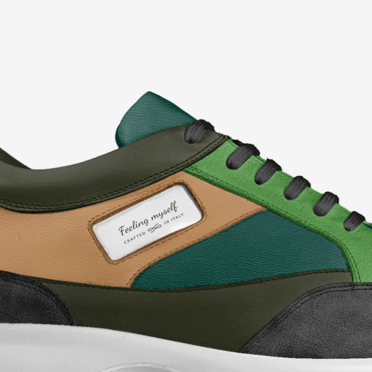 Feeling myself custom made in Italy shoes by Sharona Lieuw-on | Detail view