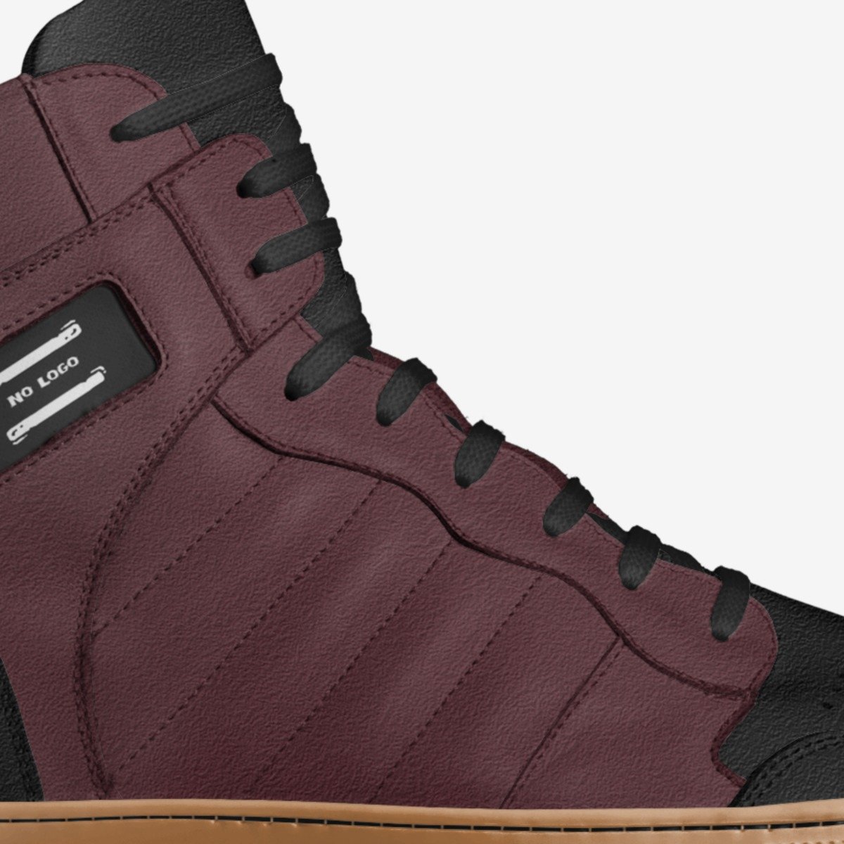 No Logo custom made in Italy shoes by Ian Otillio | Detail view