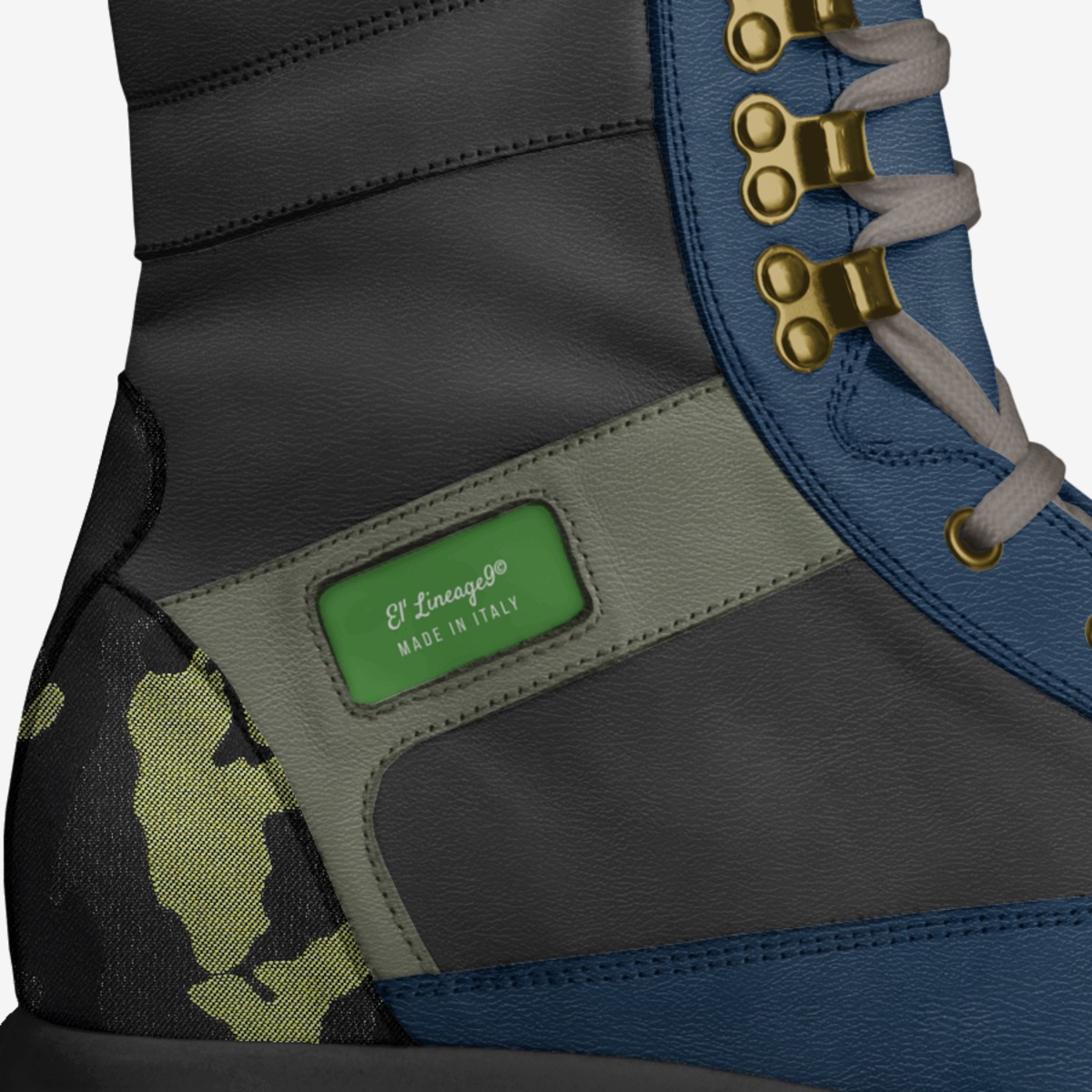 El' Lineage9 custom made in Italy shoes by Christopher Buchanan El | Detail view