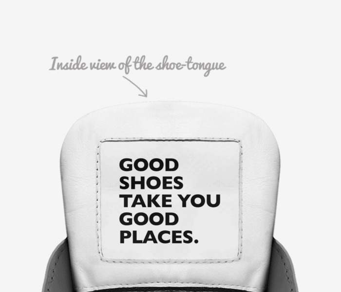 Trend Setters custom made in Italy shoes by Steven Wills | Tongue view