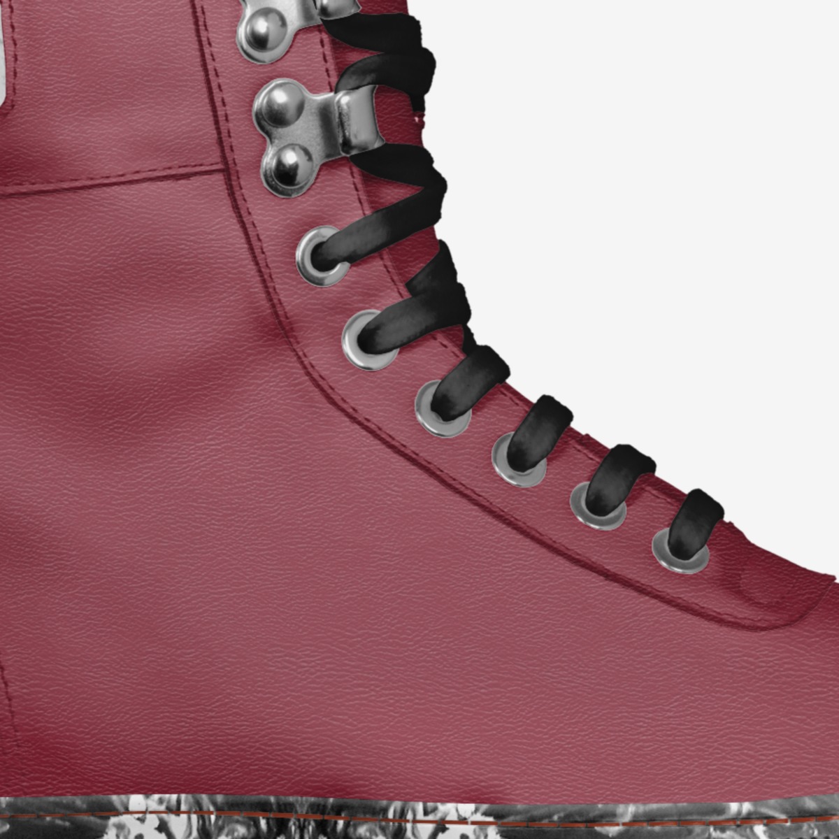Nerd Forever custom made in Italy shoes by Steve Wollett | Detail view
