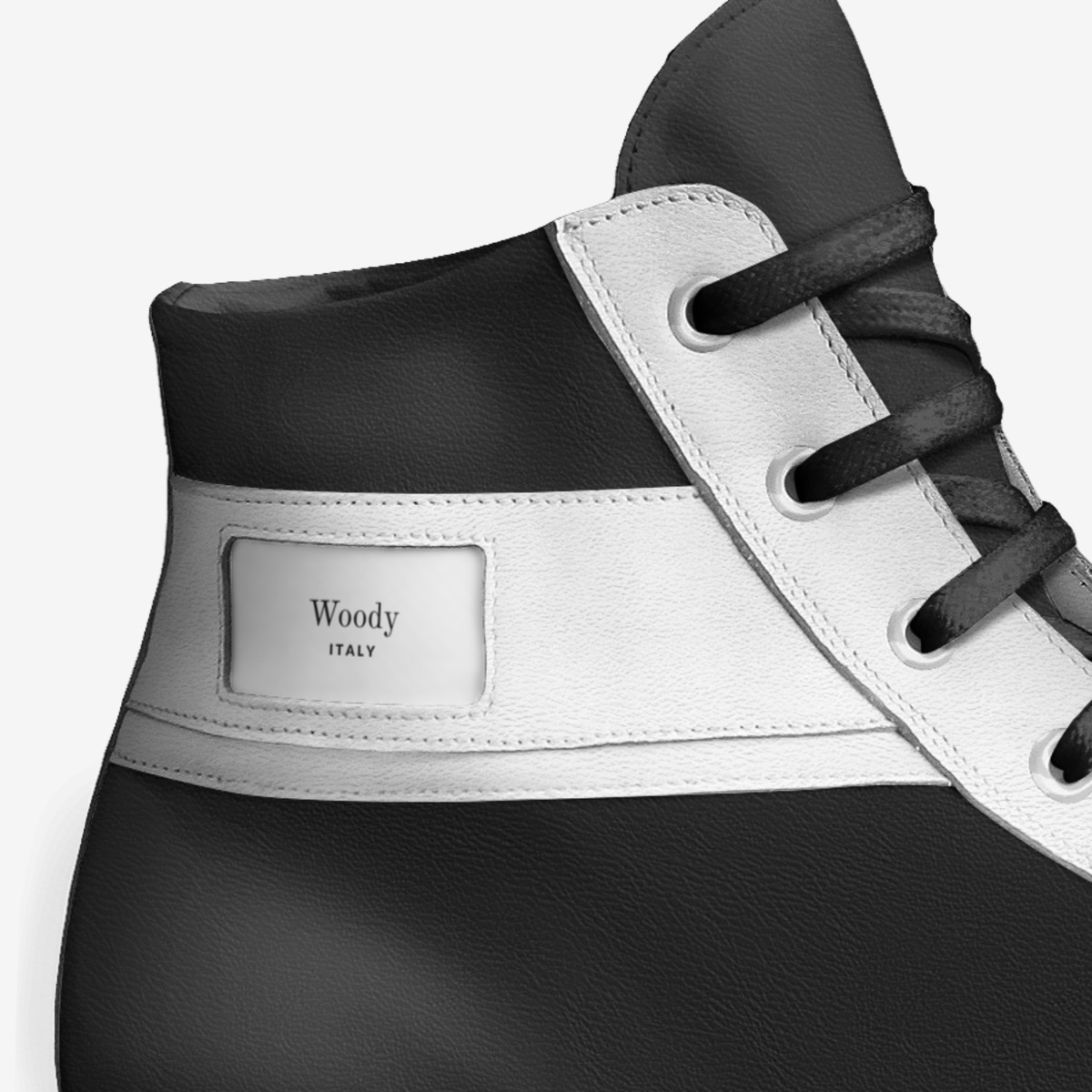 Woody custom made in Italy shoes by Calvin Ebun-amu | Detail view
