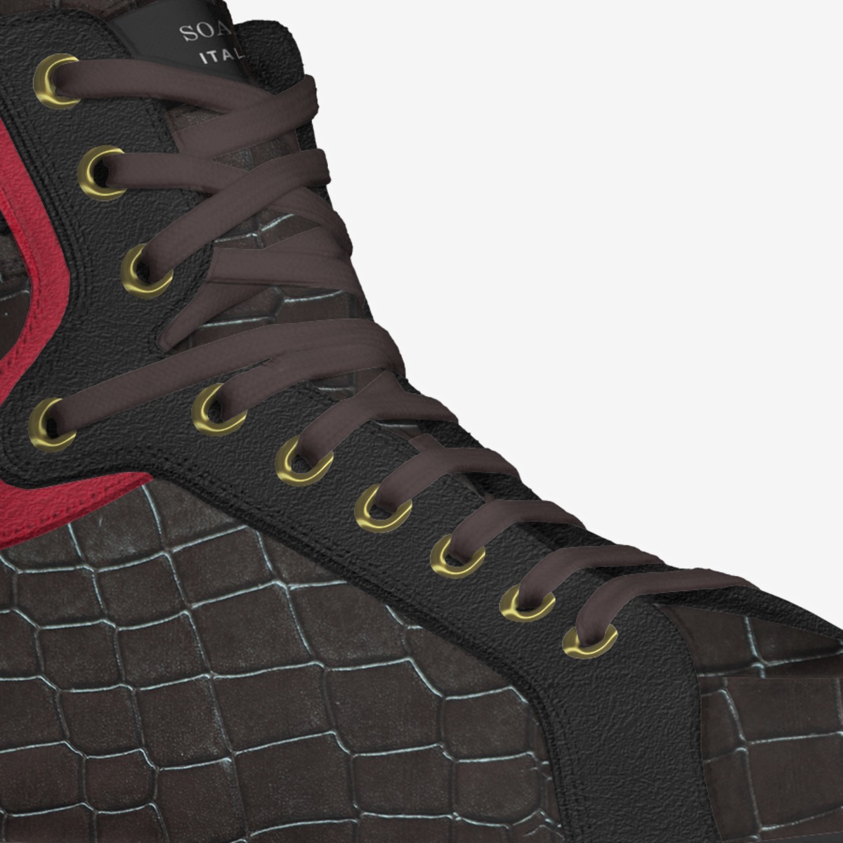 SOAB Swag custom made in Italy shoes by Chris Tyrell | Detail view