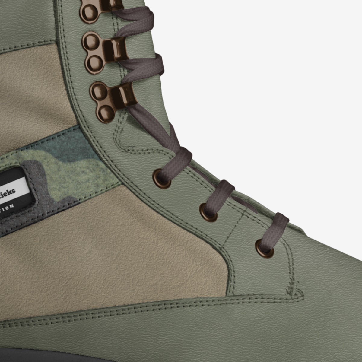 Alla Mapstieks custom made in Italy shoes by Beverley Ludick | Detail view