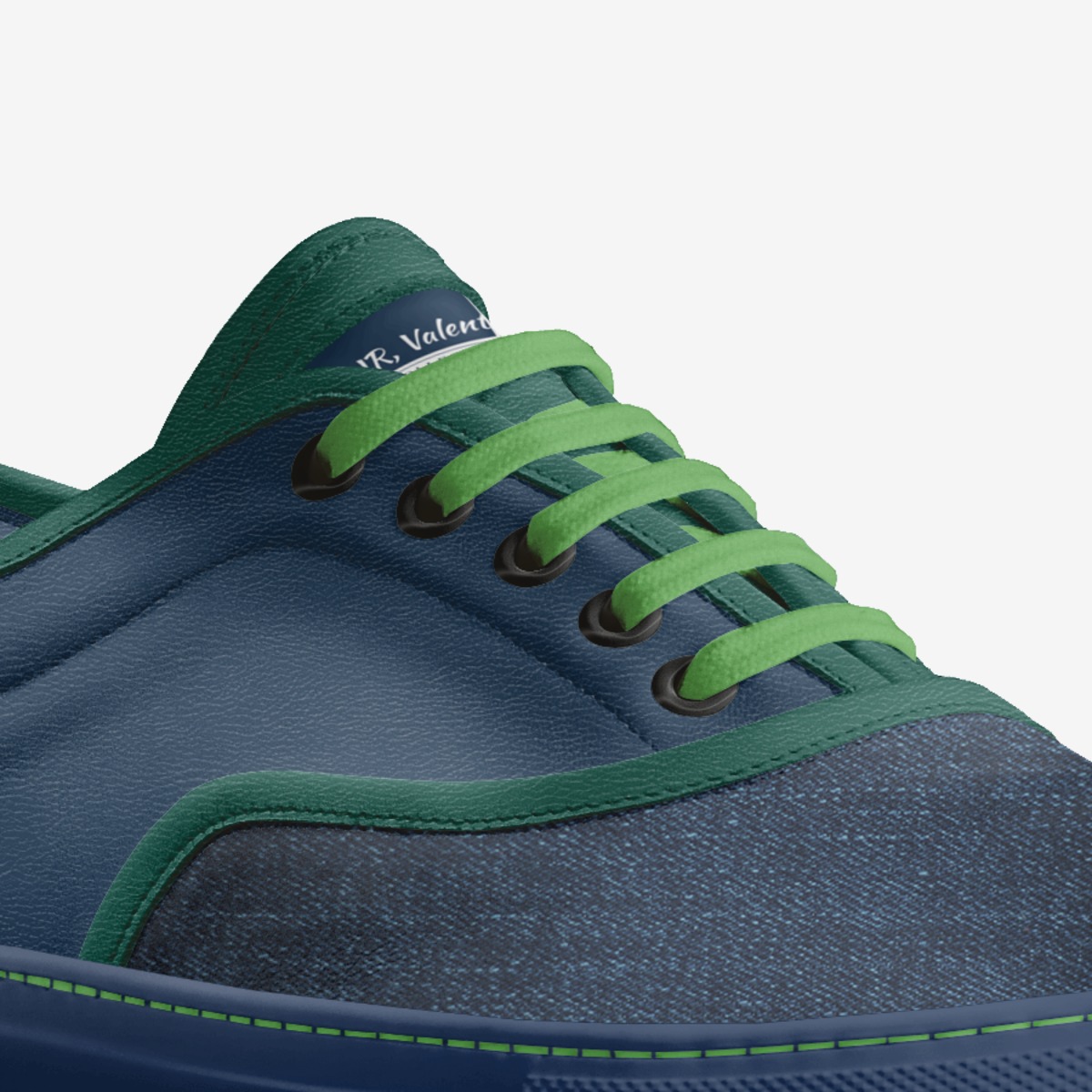 JR, Valentin custom made in Italy shoes by Valentin Rivera | Detail view