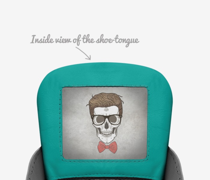 Ballin custom made in Italy shoes by Joey Fresch | Tongue view