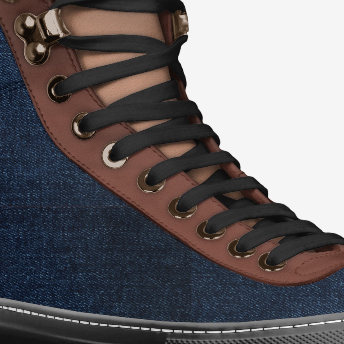 Mac custom made in Italy shoes by Quinton Mcclain | Detail view