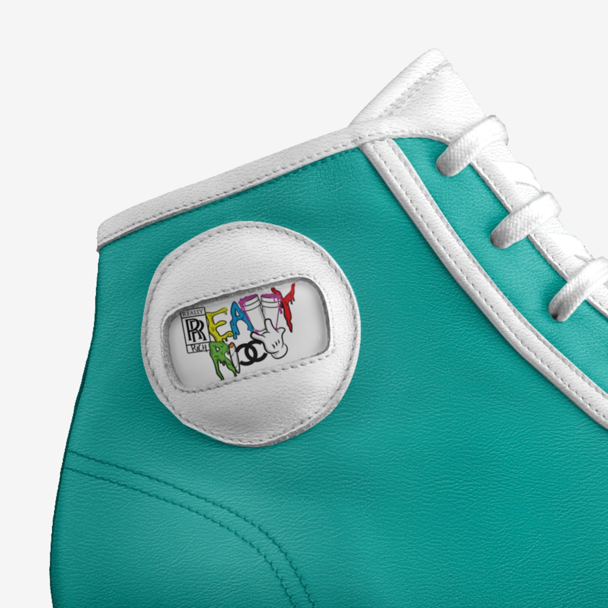 Wet wet custom made in Italy shoes by Byron Fairley | Detail view
