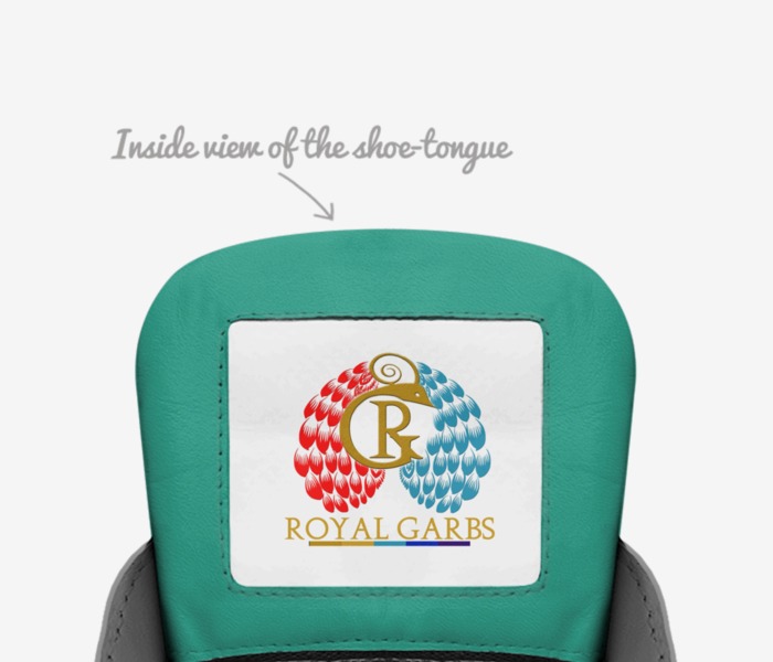 Royal Garbs custom made in Italy shoes by Christopher Burton | Tongue view