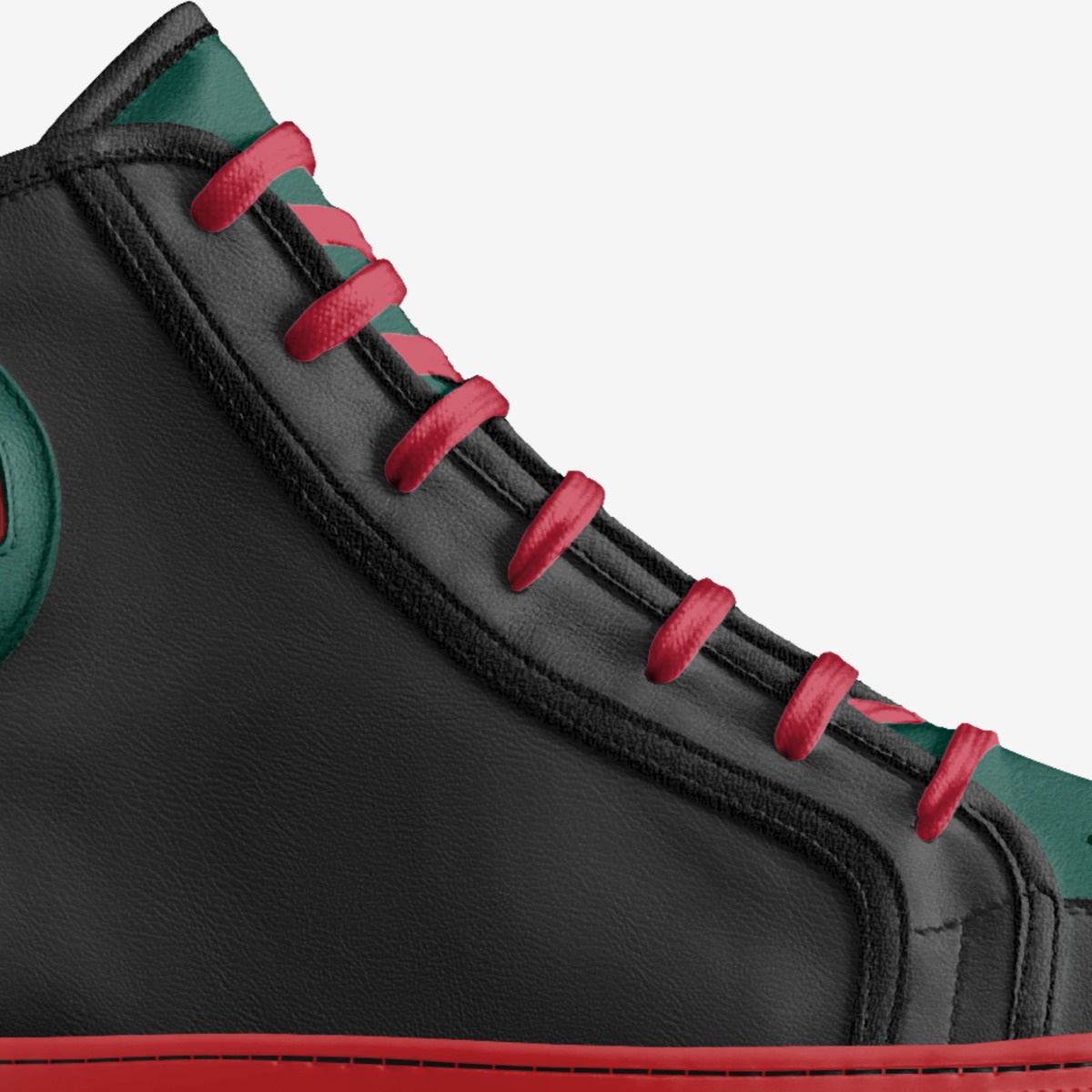 Abakaus custom made in Italy shoes by Patrice Thompson | Detail view