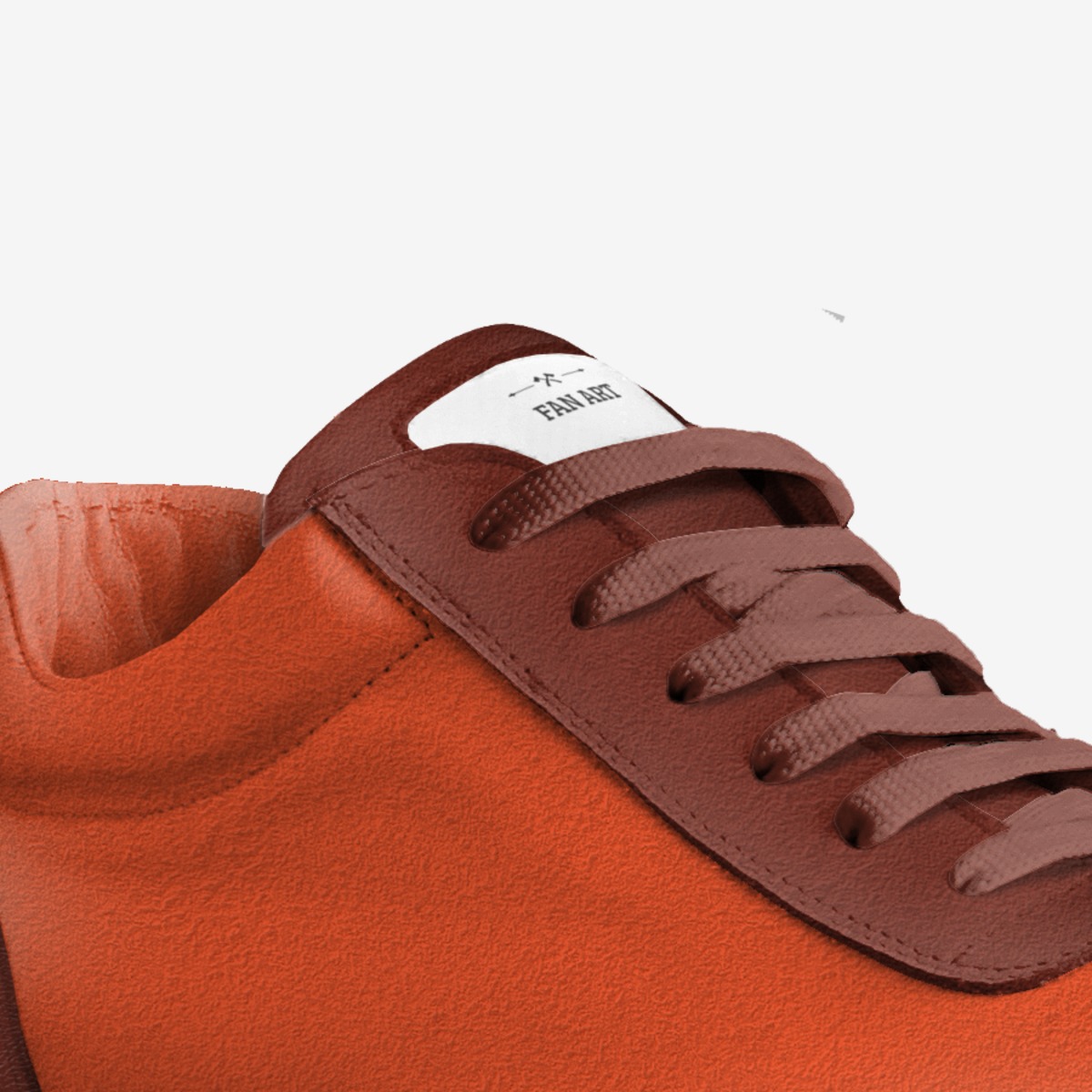 Fan Art custom made in Italy shoes by Arfan Fitrananda | Detail view