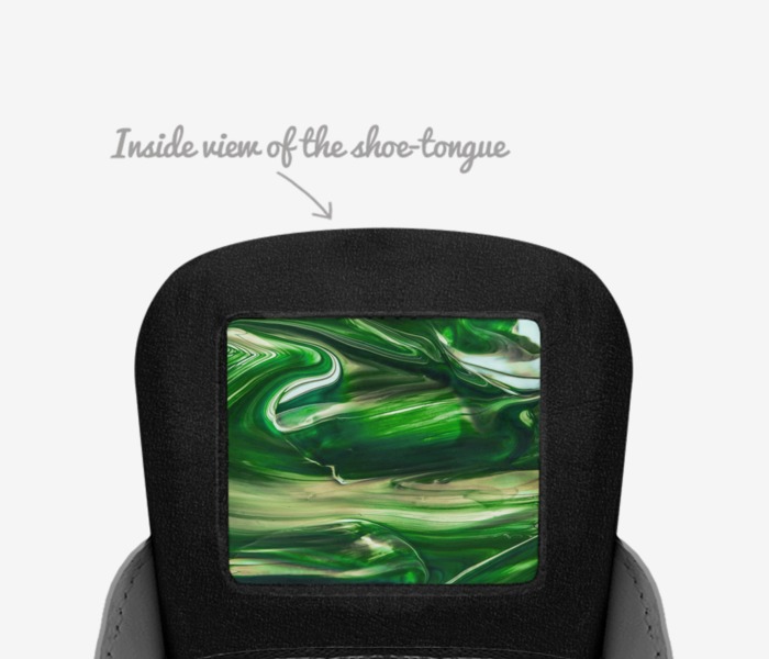 Ligend custom made in Italy shoes by Forever Legend | Tongue view