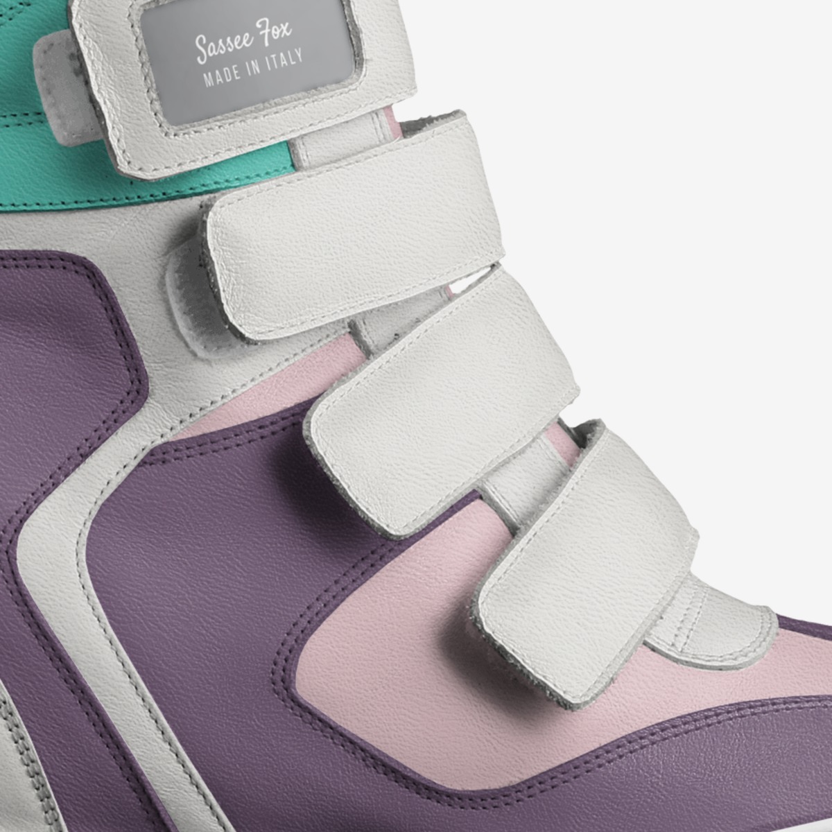 Sassee Fox 2 custom made in Italy shoes by J Tizzle | Detail view