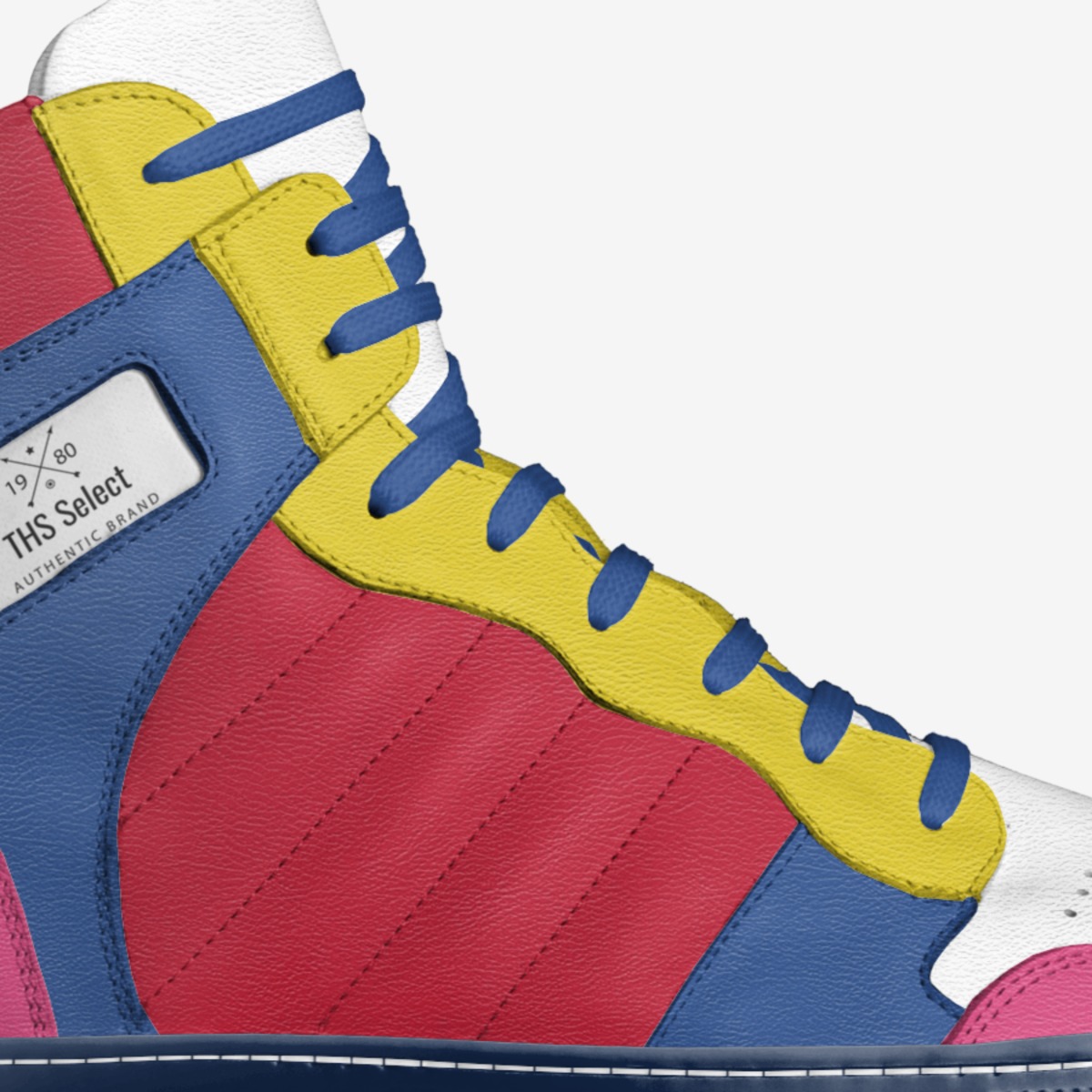 Red Jubilee custom made in Italy shoes by Cali Girl | Detail view