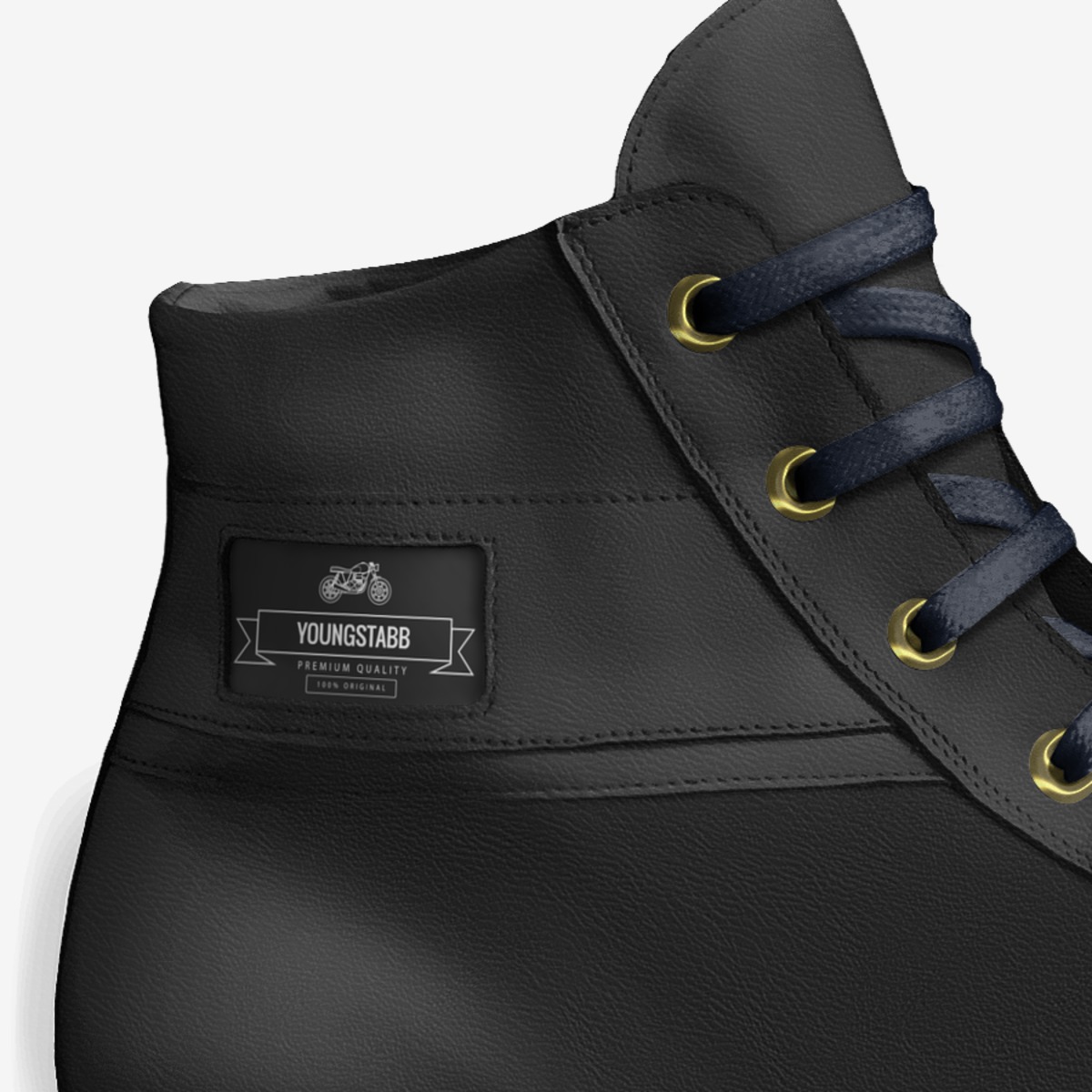 YOUNGSTABB custom made in Italy shoes by Derek Moore The Boss | Detail view