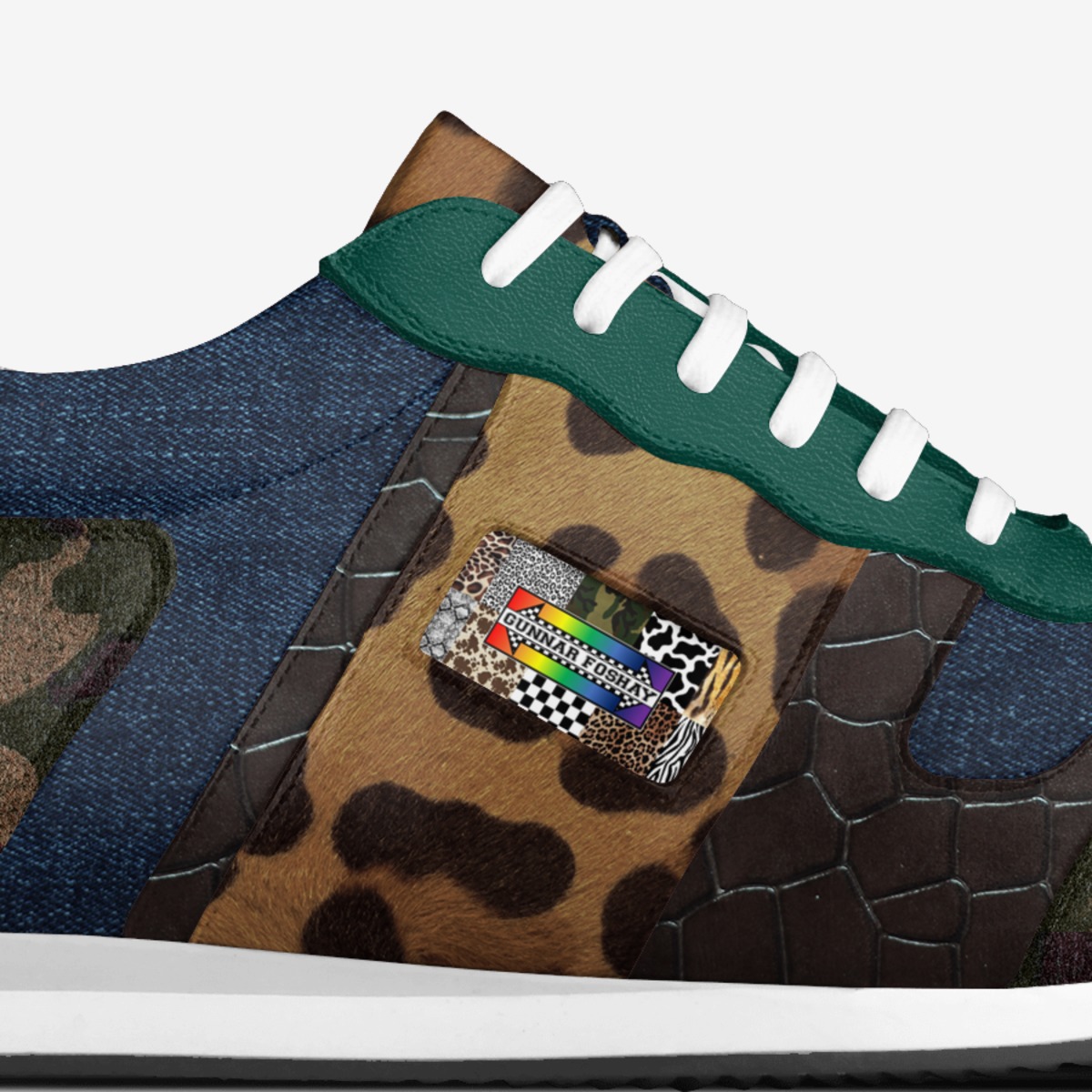 GUNNAR FOSHAY custom made in Italy shoes by Madison L. Mobley | Detail view
