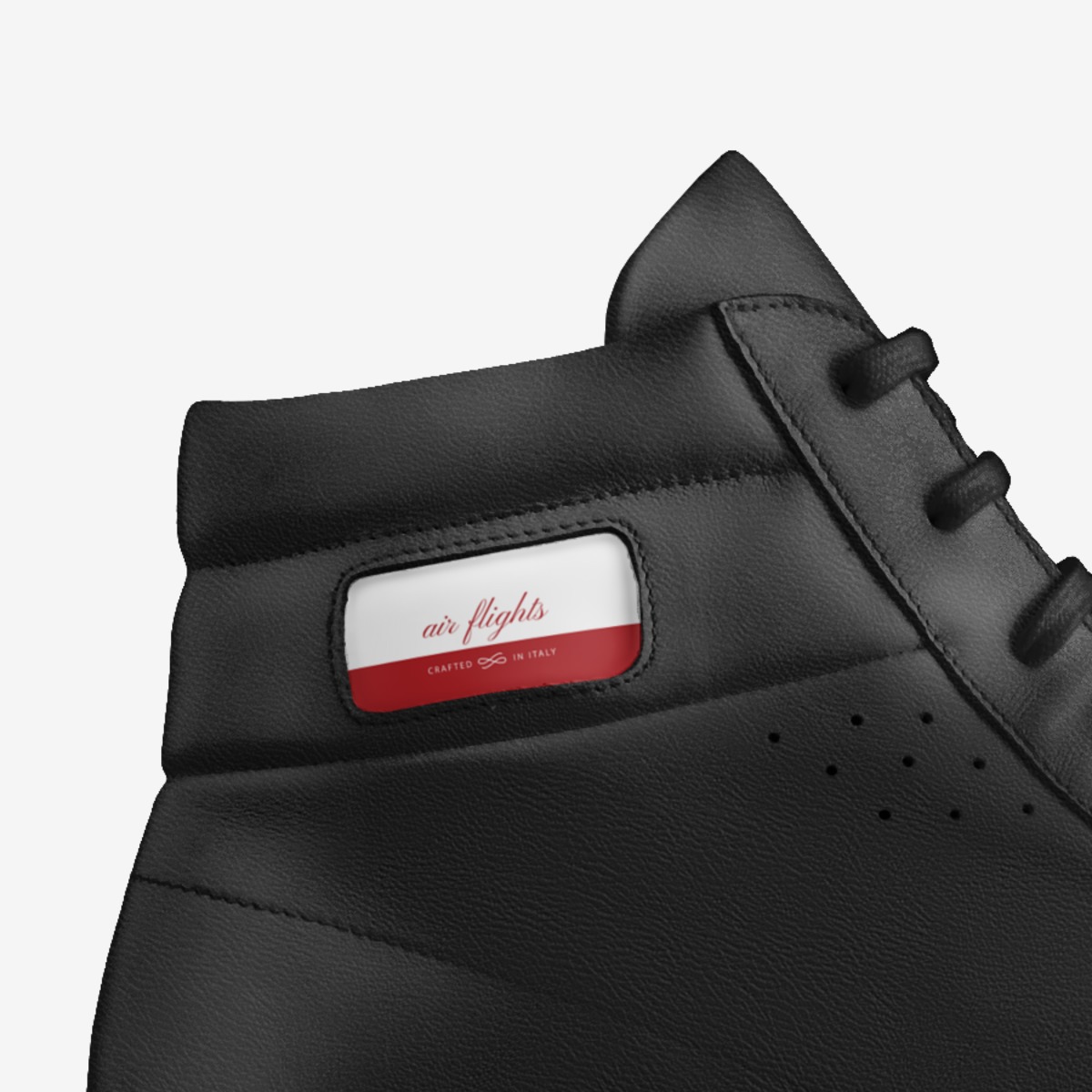 air flights custom made in Italy shoes by Brandon Ibarra | Detail view