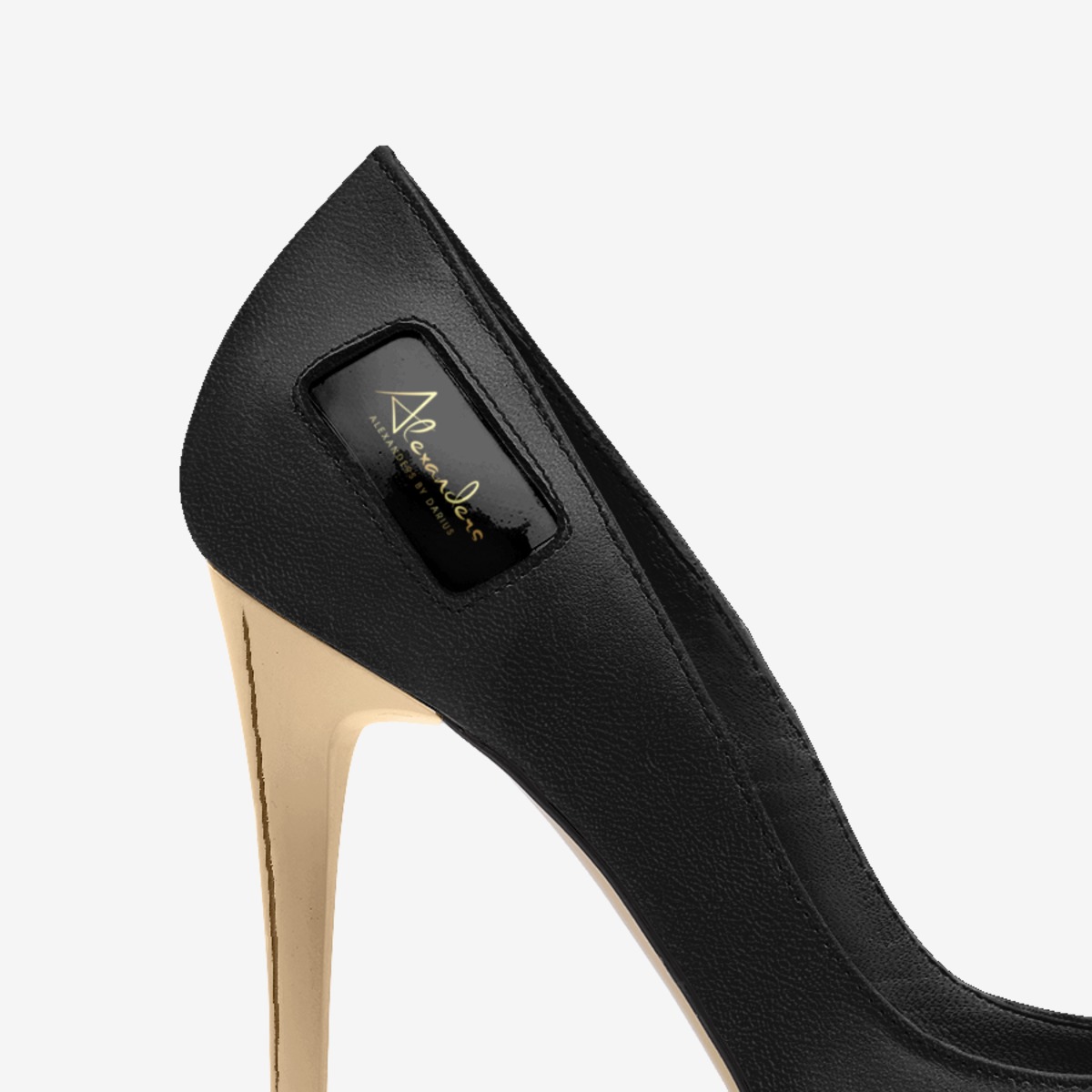 Alexanders custom made in Italy shoes by Darius Alexander | Detail view