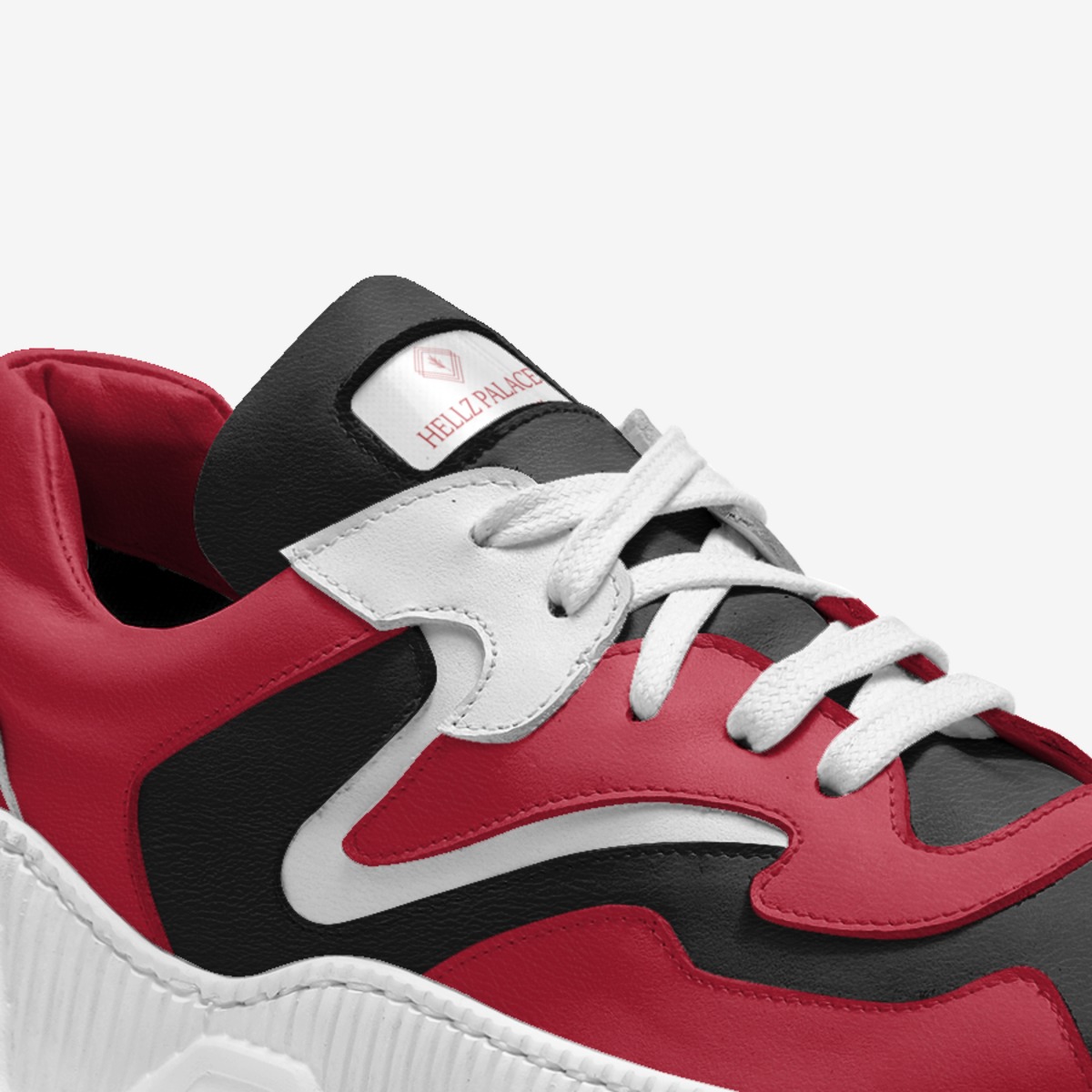 HP Dipz custom made in Italy shoes by Hellz Palace® | Detail view