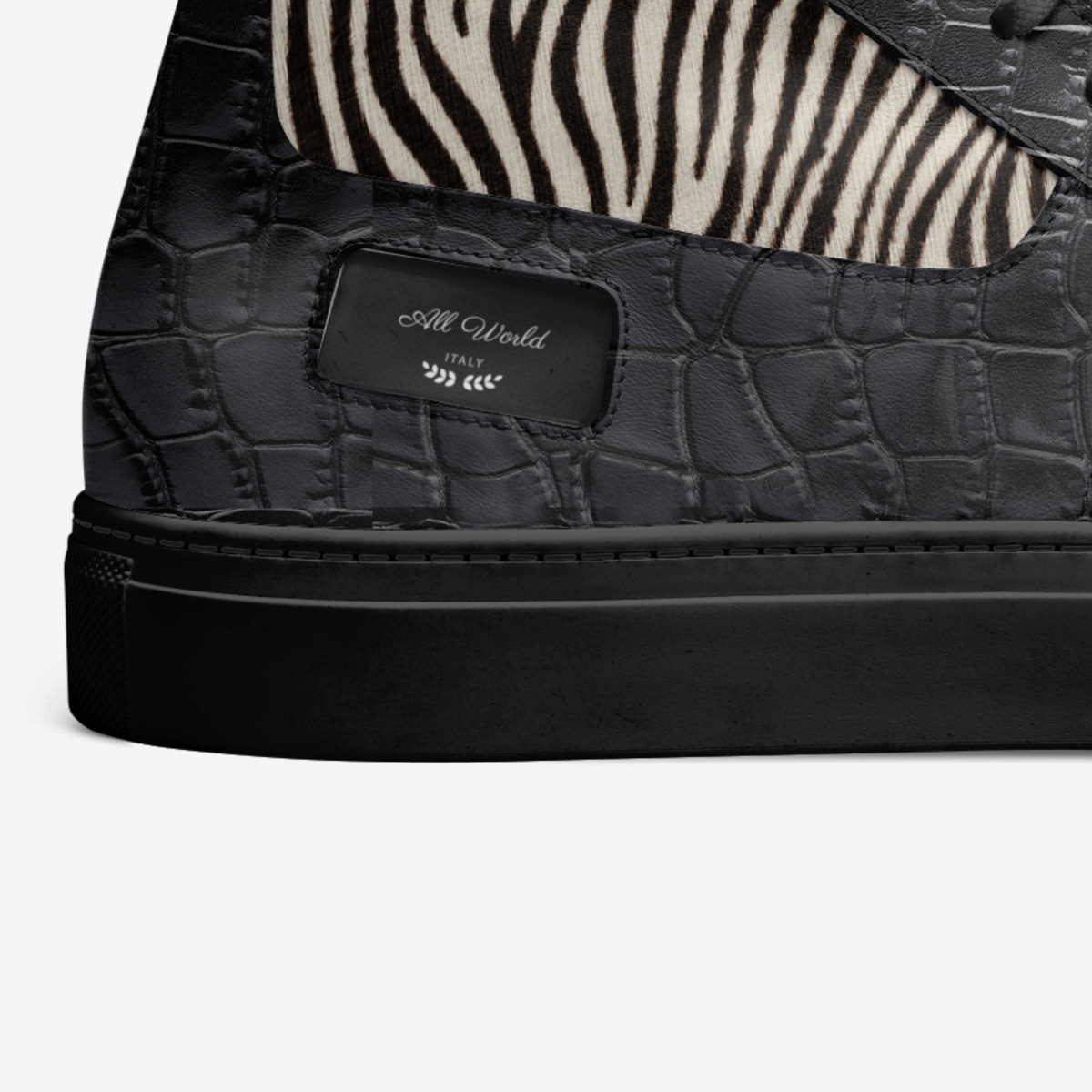 All World custom made in Italy shoes by Jerrod Skipper | Detail view
