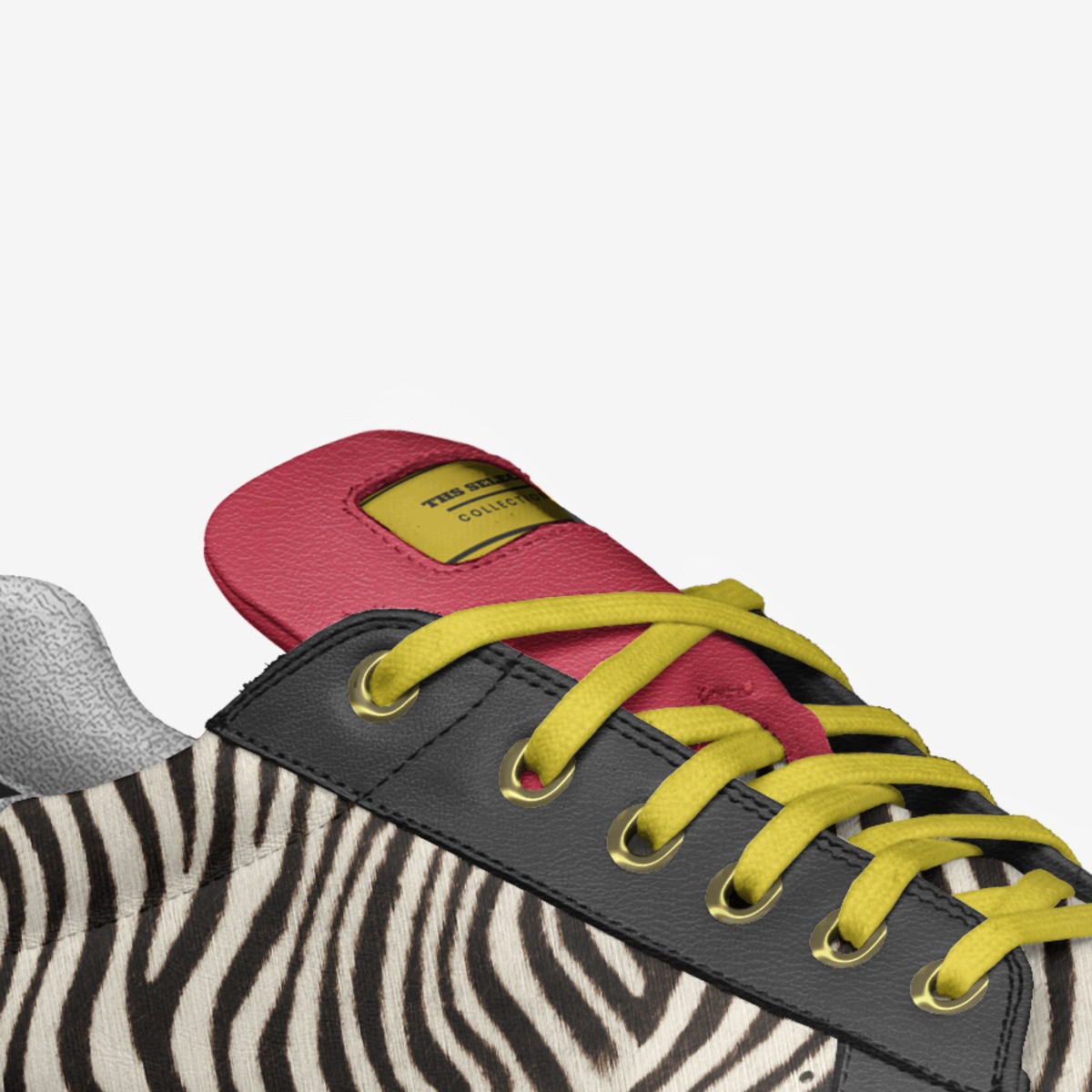 Midas Stripes custom made in Italy shoes by Cali Girl | Detail view