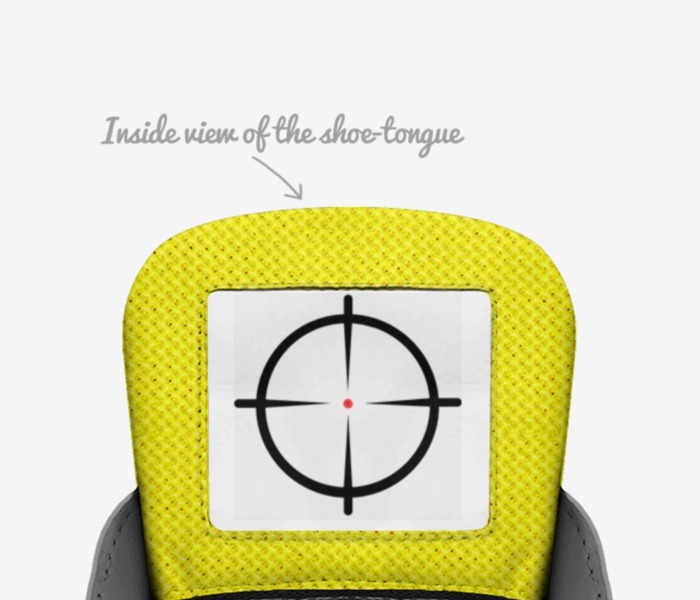 Assassins custom made in Italy shoes by Andrew Aquino | Tongue view