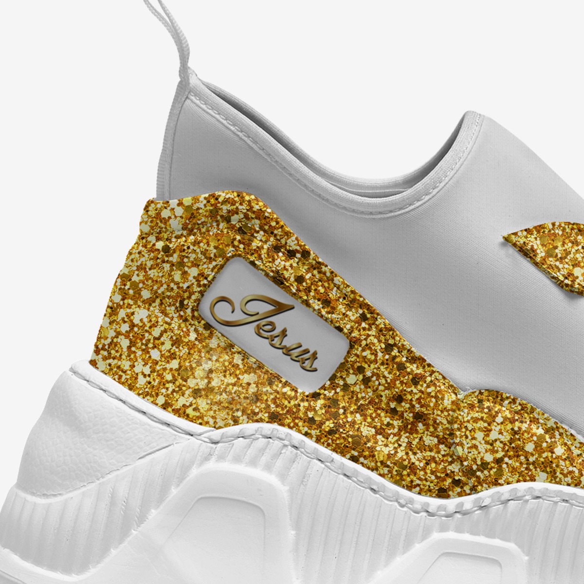 Jesus custom made in Italy shoes by Yeshua Alexander | Detail view