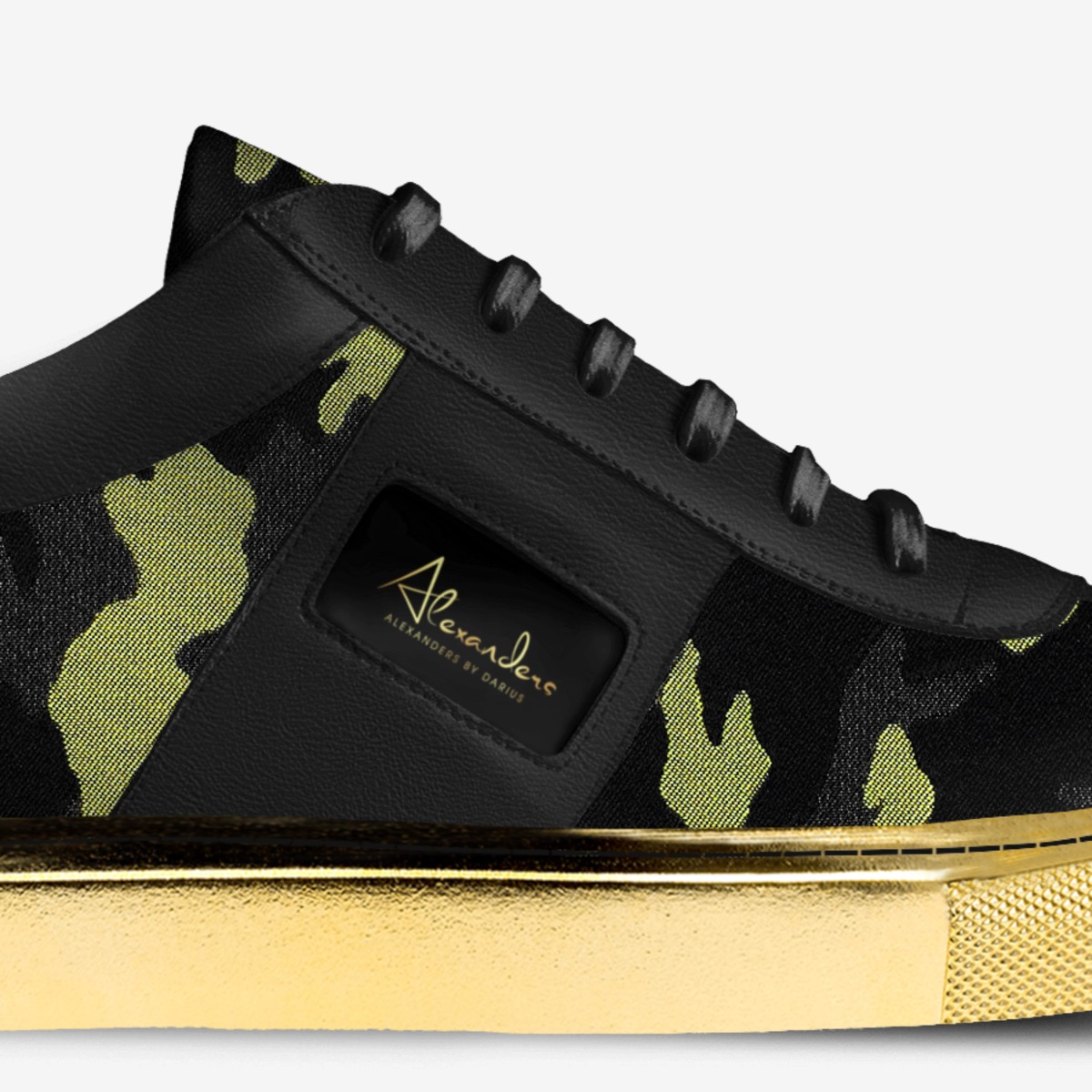 Alexanders custom made in Italy shoes by Darius Alexander | Detail view