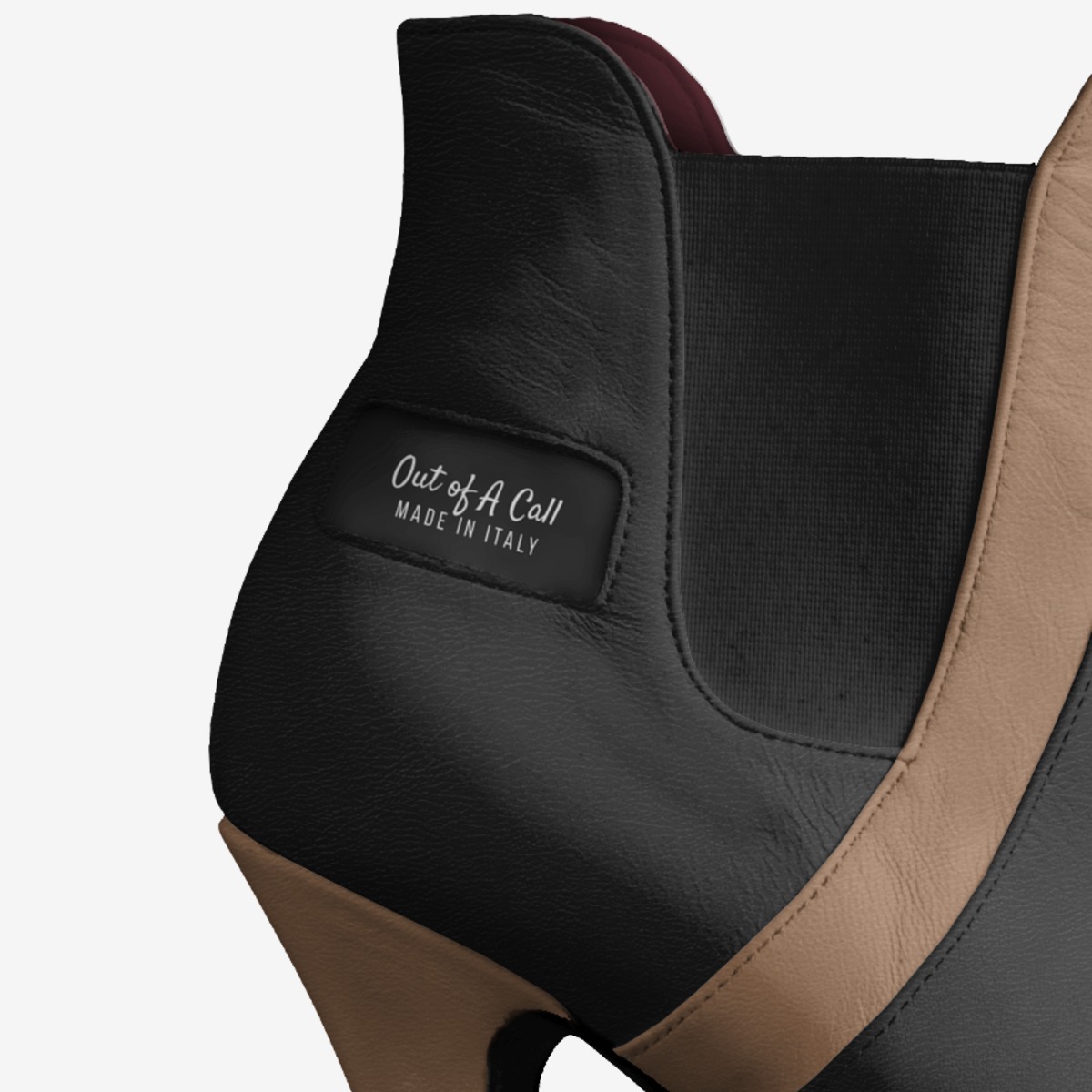 Out of A Call custom made in Italy shoes by Ingrid Lowe | Detail view