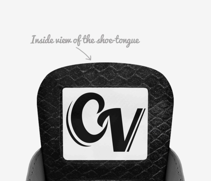City Vanity custom made in Italy shoes by Lamont Spann Jr | Tongue view