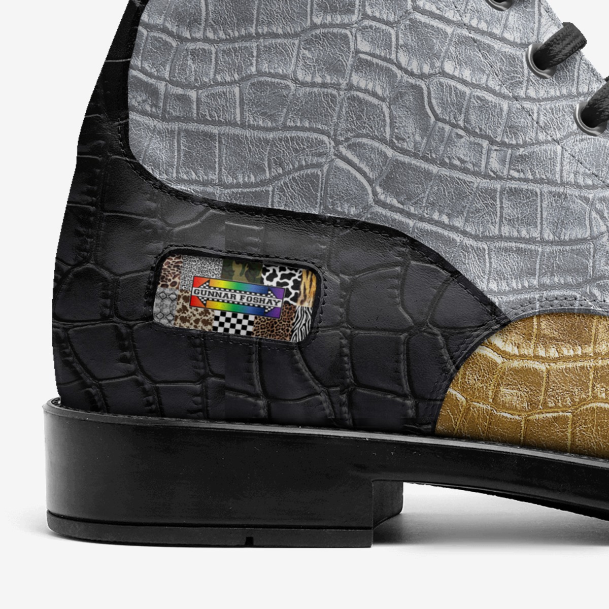 GUNNAR FOSHAY custom made in Italy shoes by Madison L. Mobley | Detail view