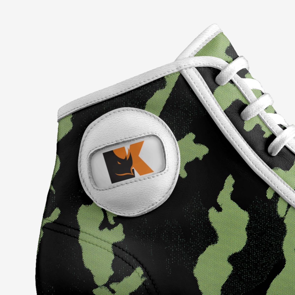 Cloak custom made in Italy shoes by Limitless Kicks | Detail view
