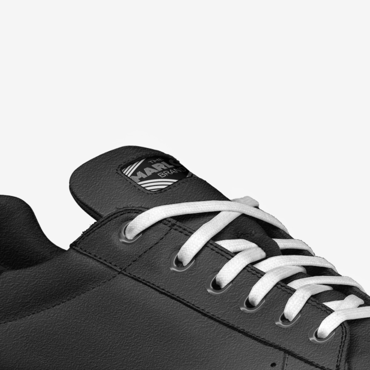Maple Lane (Black) custom made in Italy shoes by The Marlow Brand | Detail view