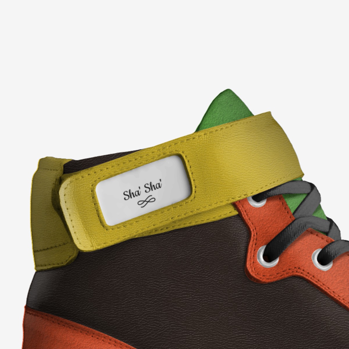 Sha' Sha' custom made in Italy shoes by Tarnisha Slater | Detail view