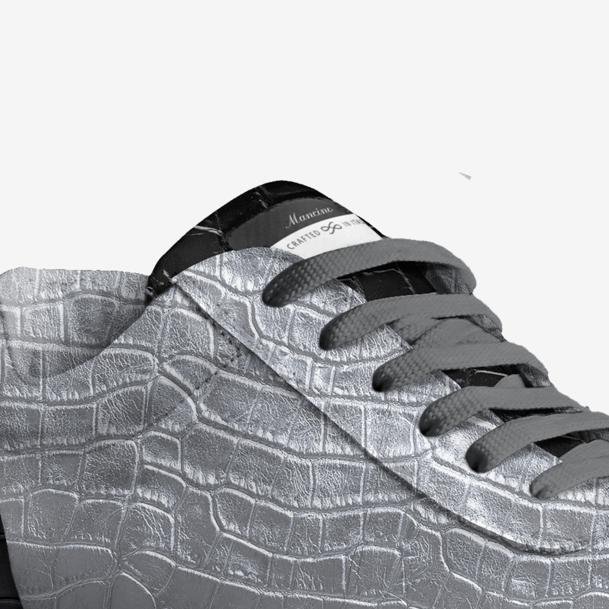 Mancino custom made in Italy shoes by Ray "lefty" Rhodes | Detail view