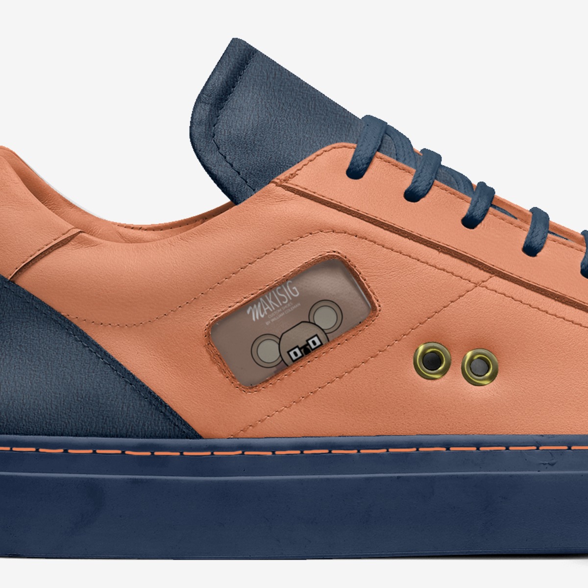 Makisig II Nakamit custom made in Italy shoes by William Coleman | Detail view