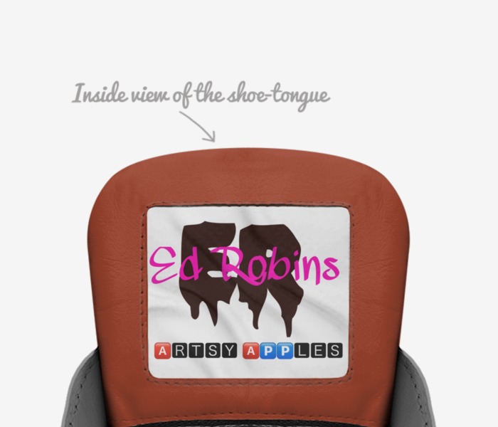 Ed Robins custom made in Italy shoes by Ed Robins | Tongue view