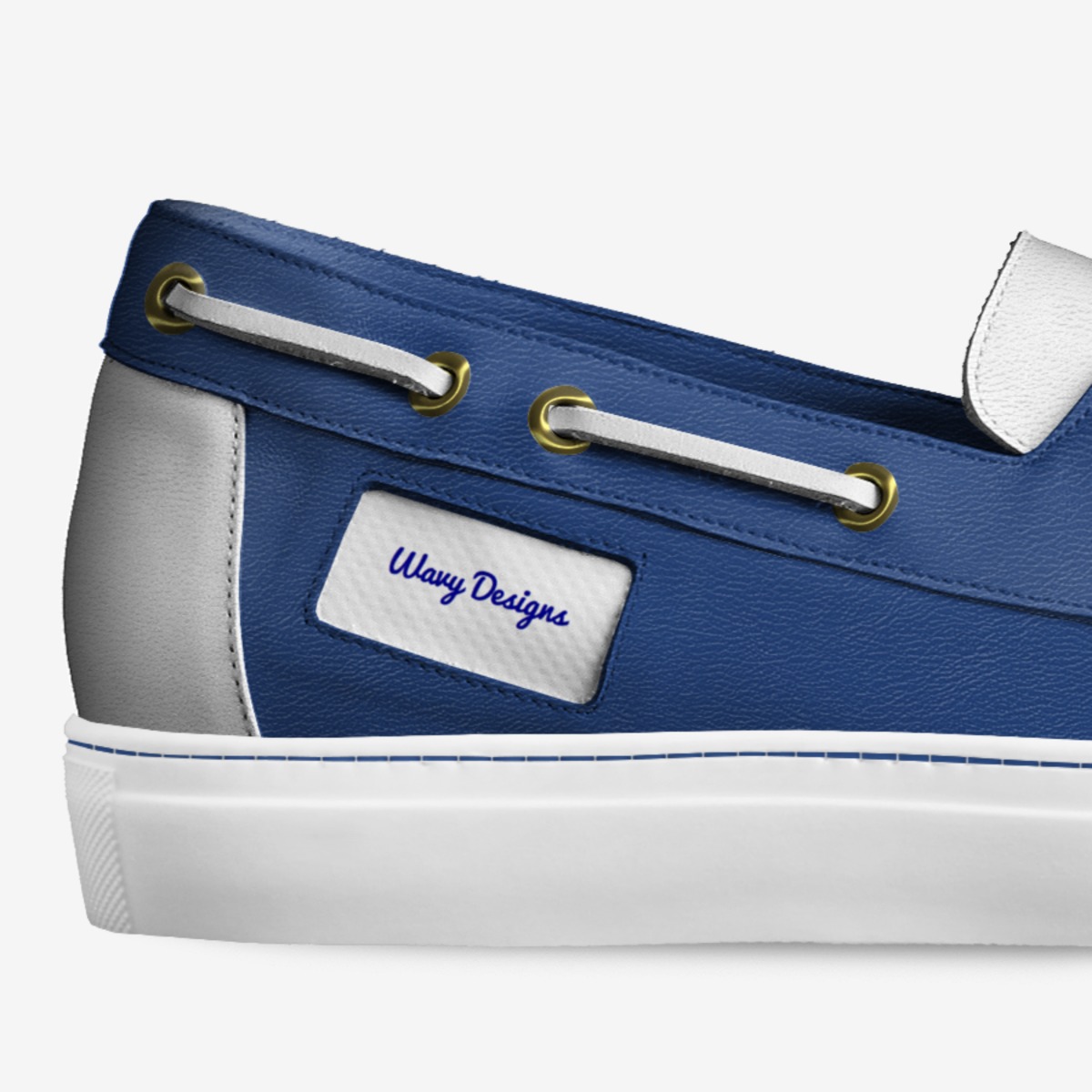 Wavy Designs custom made in Italy shoes by Cj Knipper | Detail view
