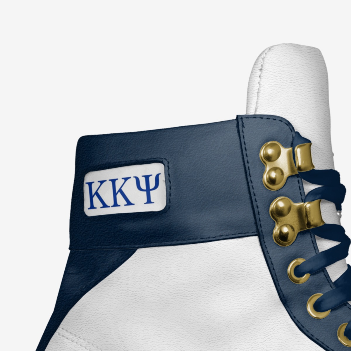 Boh - Gold custom made in Italy shoes by Benjamin Nelson | Detail view