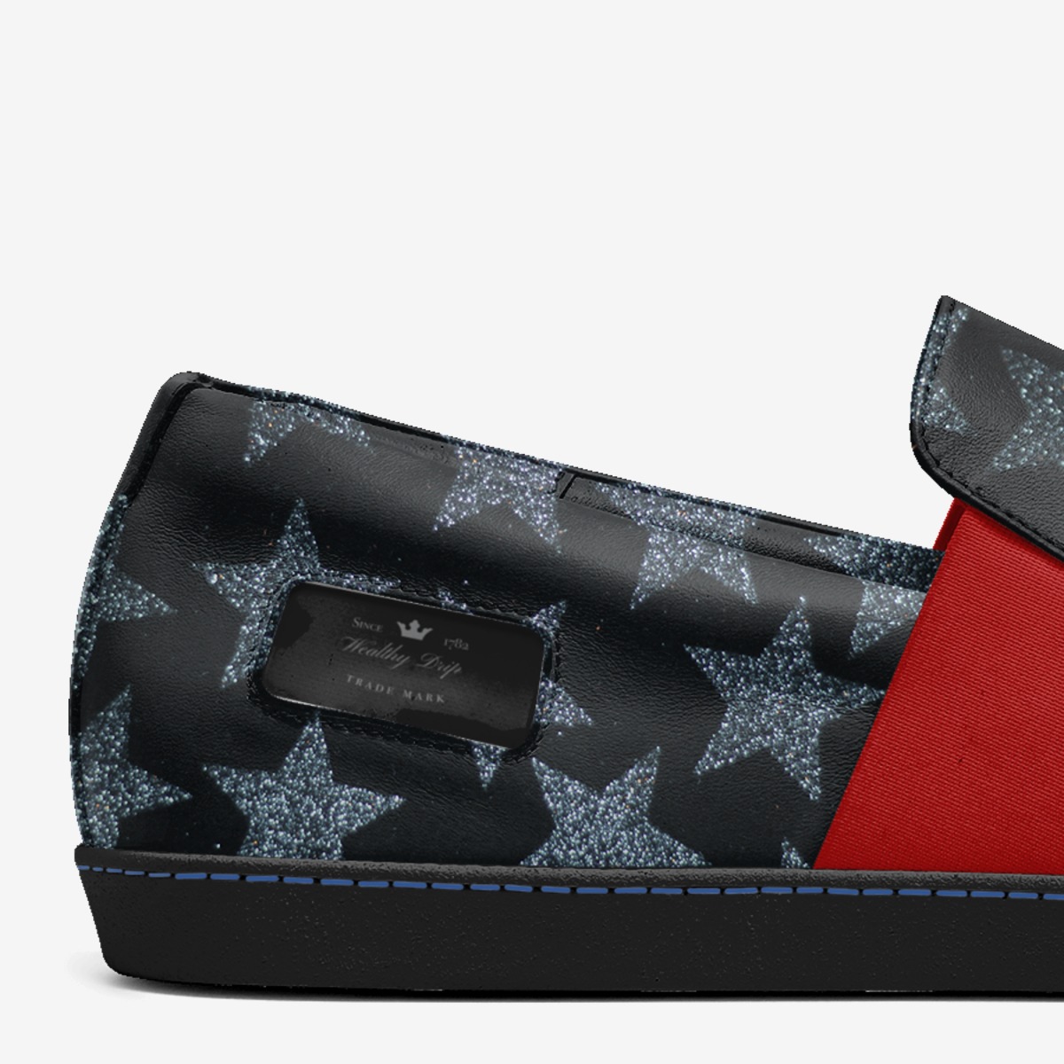 Wealthy Drip custom made in Italy shoes by Shaun Dl Davis | Detail view