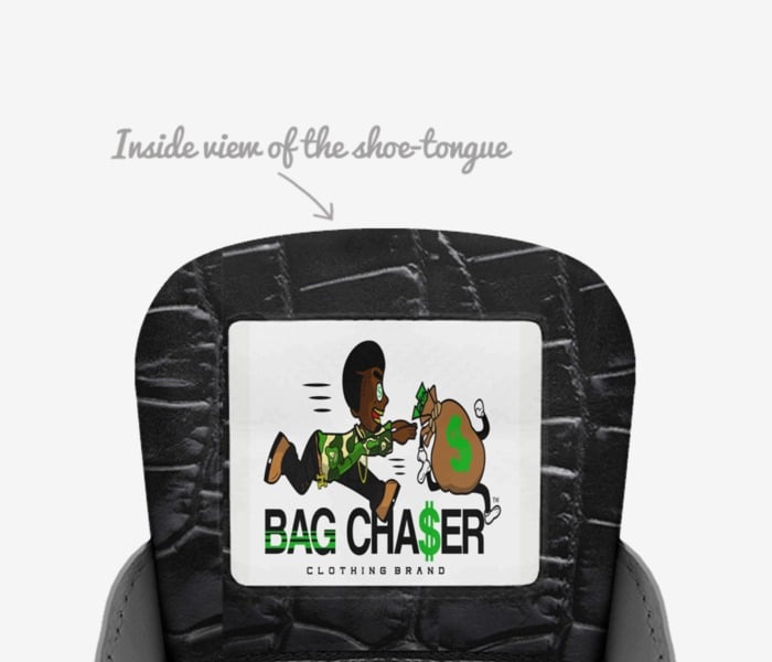 Play Makers custom made in Italy shoes by Bag Chaser Clothing Brand | Tongue view