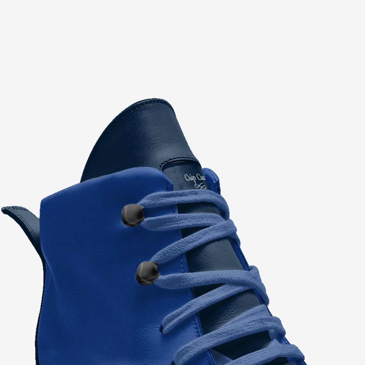 Crip Cuz custom made in Italy shoes by Lovell Jones | Detail view