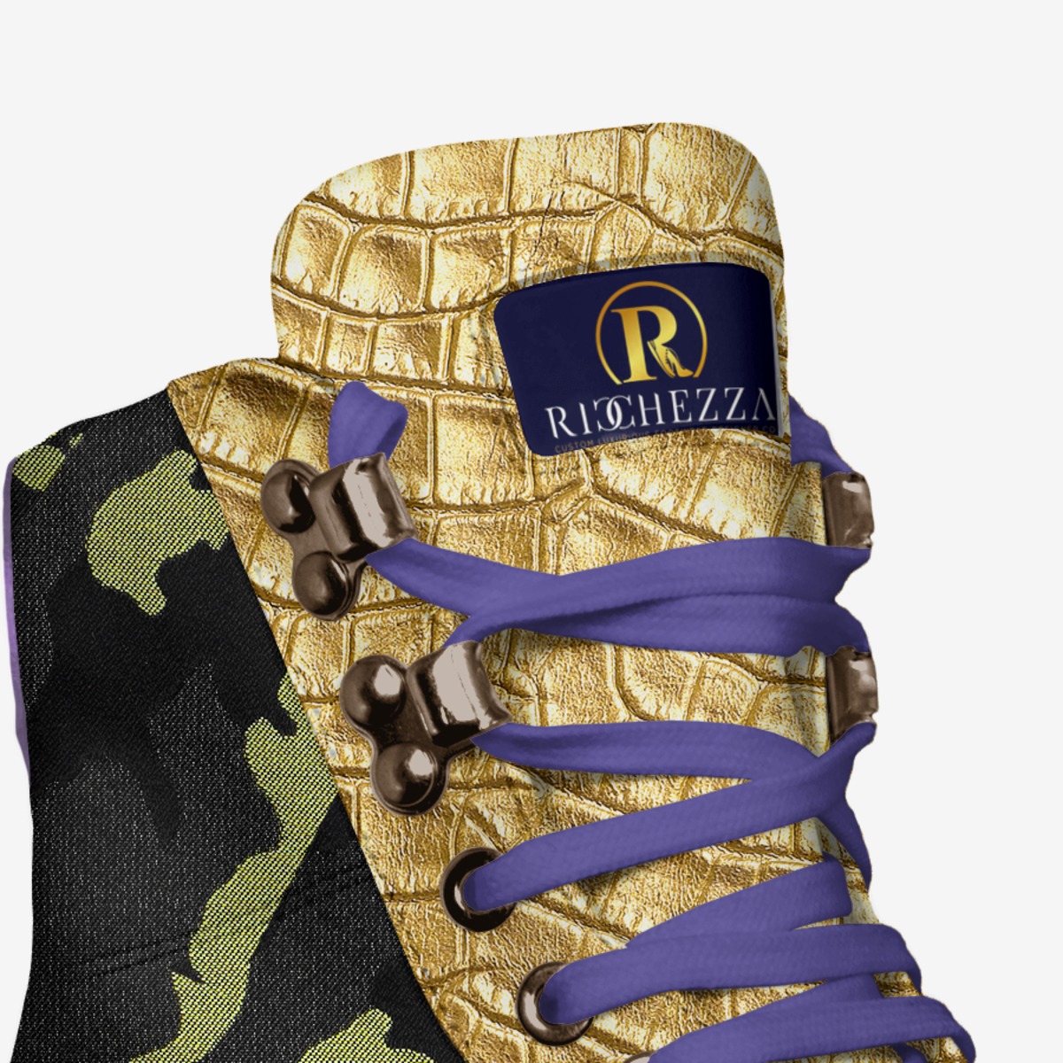 The Juice 2 custom made in Italy shoes by Ricchezza Custom Footwear Designer Co. | Detail view