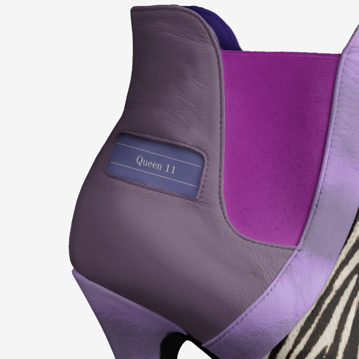 Queen 11 custom made in Italy shoes by Bena Klier | Detail view