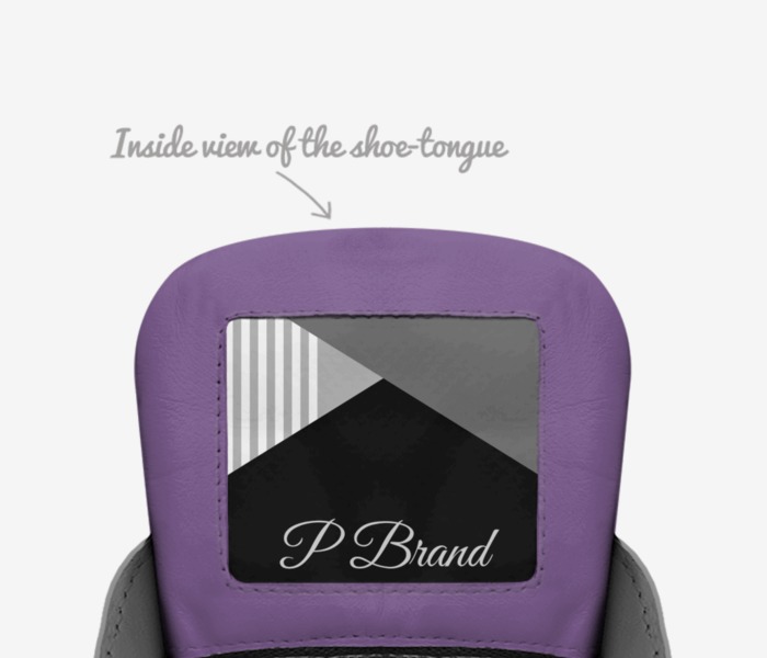 P Brand custom made in Italy shoes by Paul Sutton | Tongue view