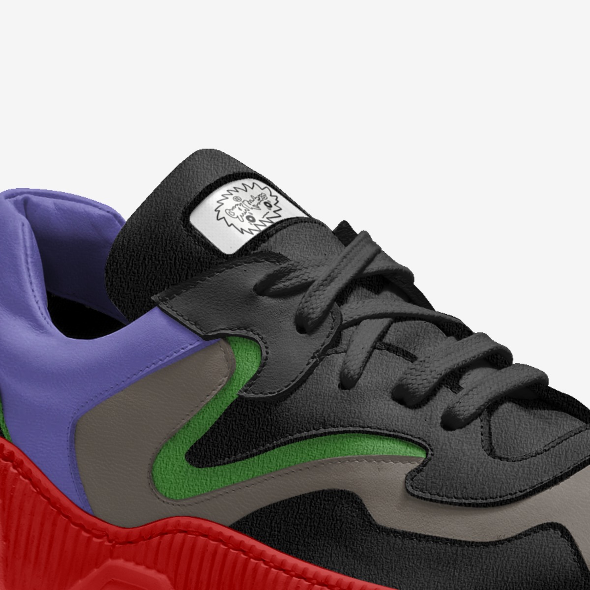 Cykk Ryder's  custom made in Italy shoes by Jimmy Rokkstar | Detail view