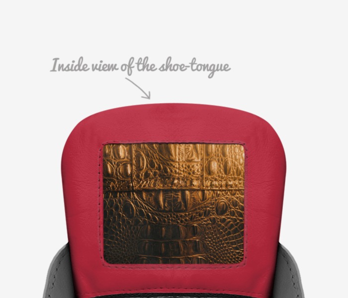 Cj shoes custom made in Italy shoes by James Applegate | Tongue view