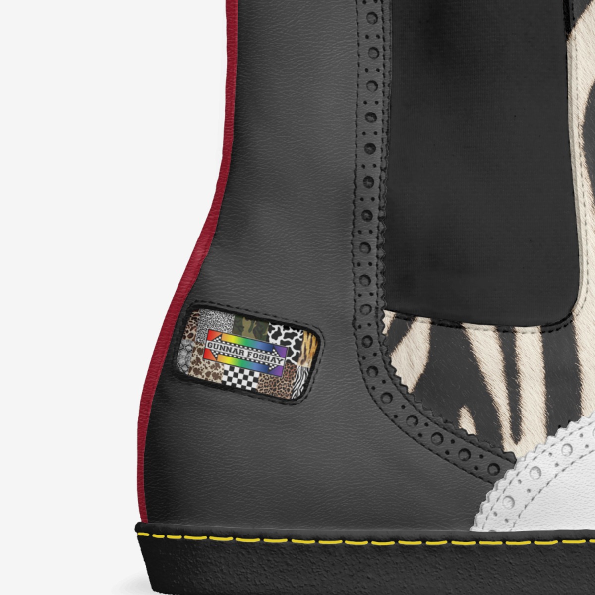 GUNNAR FOSHAY custom made in Italy shoes by Madison L. Mobley | Detail view