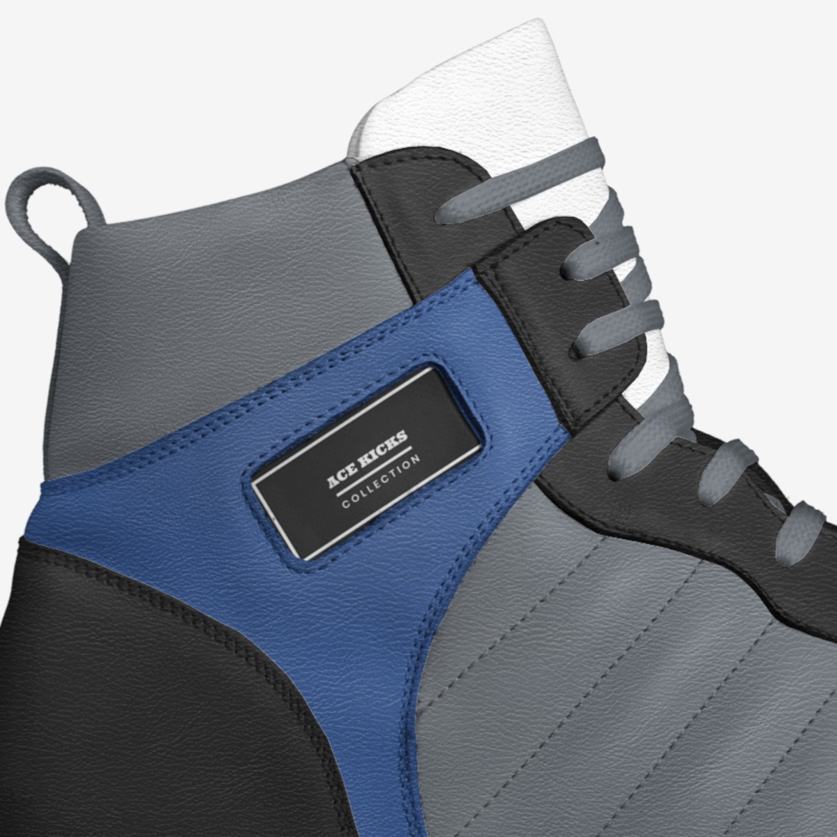 Ace Kicks custom made in Italy shoes by Jordan Smith | Detail view